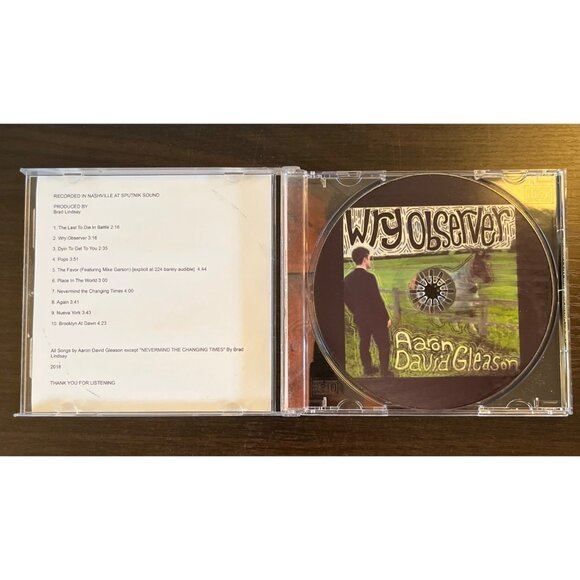 3 For $6 Aaron David Gleason : Wry Observer (CD, 2017) Music Sputnik Sound - Picture 3 of 4